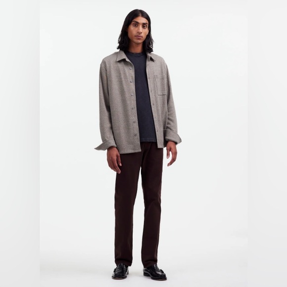 Madewell "The All Day 1991 Straight Pant" Dark Carob - Picture 2 of 7